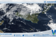 Meteo Sicilia: immagine satellitare Nasa di martedì 11 novembre 2025