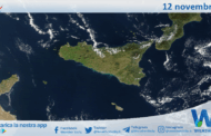 Meteo Sicilia: immagine satellitare Nasa di mercoledì 12 novembre 2025