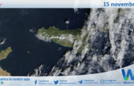 Meteo Sicilia: immagine satellitare Nasa di sabato 15 novembre 2025
