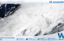 Meteo Sicilia: immagine satellitare Nasa di martedì 18 novembre 2025