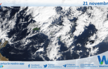 Meteo Sicilia: immagine satellitare Nasa di venerdì 21 novembre 2025