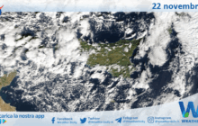 Meteo Sicilia: immagine satellitare Nasa di sabato 22 novembre 2025
