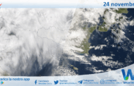 Meteo Sicilia: immagine satellitare Nasa di lunedì 24 novembre 2025