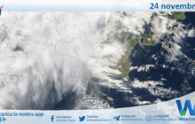 Meteo Sicilia: immagine satellitare Nasa di lunedì 24 novembre 2025