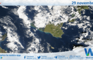 Meteo Sicilia: immagine satellitare Nasa di sabato 29 novembre 2025