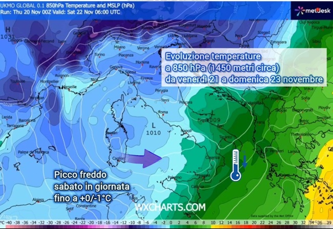 Sicilia: anticipo d'inverno nei prossimi giorni. In arrivo vento, freddo e neve in montagna