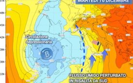 Sicilia: ultime ore di anticiclone, martedì deciso peggioramento con forte Scirocco