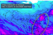Meteo Sicilia: nuovo peggioramento tra venerdì e sabato, attese piogge diffuse sui settori ionici