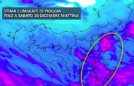 Meteo Sicilia: peggioramento tra venerdì e sabato, attese piogge diffuse sui settori ionici