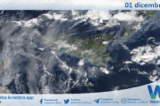 Meteo Sicilia: immagine satellitare Nasa di lunedì 01 dicembre 2025