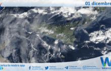 Meteo Sicilia: immagine satellitare Nasa di lunedì 01 dicembre 2025