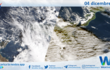 Meteo Sicilia: immagine satellitare Nasa di giovedì 04 dicembre 2025