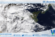 Meteo Sicilia: immagine satellitare Nasa di venerdì 05 dicembre 2025