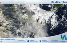 Meteo Sicilia: immagine satellitare Nasa di domenica 07 dicembre 2025
