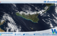 Meteo Sicilia: immagine satellitare Nasa di lunedì 08 dicembre 2025