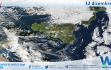 Meteo Sicilia: immagine satellitare Nasa di venerdì 12 dicembre 2025