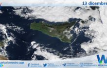 Meteo Sicilia: immagine satellitare Nasa di sabato 13 dicembre 2025