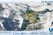 Meteo Sicilia: immagine satellitare Nasa di domenica 14 dicembre 2025