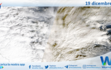 Meteo Sicilia: immagine satellitare Nasa di venerdì 19 dicembre 2025
