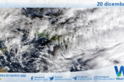 Meteo Sicilia: immagine satellitare Nasa di sabato 20 dicembre 2025