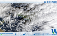 Meteo Sicilia: immagine satellitare Nasa di sabato 20 dicembre 2025