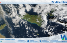Meteo Sicilia: immagine satellitare Nasa di lunedì 22 dicembre 2025