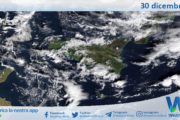 Meteo Sicilia: immagine satellitare Nasa di martedì 30 dicembre 2025