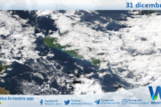 Meteo Sicilia: immagine satellitare Nasa di mercoledì 31 dicembre 2025