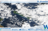 Meteo Sicilia: immagine satellitare Nasa di mercoledì 31 dicembre 2025