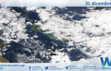 Meteo Sicilia: immagine satellitare Nasa di mercoledì 31 dicembre 2025