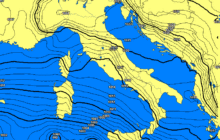 Sicilia: domenica instabile con scirocco in aumento. Poi tra lunedì e martedì atteso un ciclone Mediterraneo.
