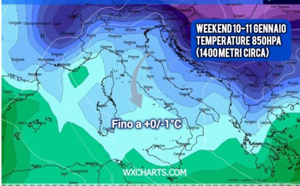 Sicilia: nuovo affondo artico in arrivo. Attesi venti di burrasca e neve in montagna
