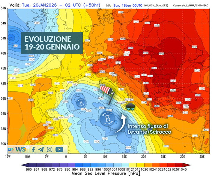 Meteo Sicilia: intensa fase di maltempo, tra venti burrascosi, mareggiate severe e piogge ingenti su alcune zone