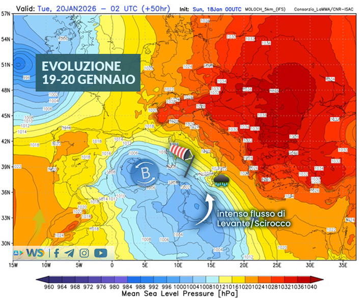 Meteo Sicilia: intensa fase di maltempo, tra venti burrascosi, mareggiate severe e piogge ingenti su alcune zone