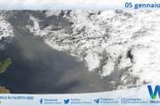 Meteo Sicilia: immagine satellitare Nasa di lunedì 05 gennaio 2026