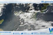Meteo Sicilia: immagine satellitare Nasa di martedì 06 gennaio 2026