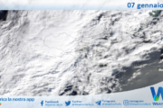 Meteo Sicilia: immagine satellitare Nasa di mercoledì 07 gennaio 2026