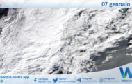 Meteo Sicilia: immagine satellitare Nasa di mercoledì 07 gennaio 2026