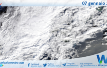 Meteo Sicilia: immagine satellitare Nasa di mercoledì 07 gennaio 2026