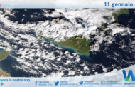 Meteo Sicilia: immagine satellitare Nasa di domenica 11 gennaio 2026