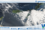 Meteo Sicilia: immagine satellitare Nasa di giovedì 15 gennaio 2026