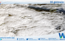 Meteo Sicilia: immagine satellitare Nasa di venerdì 16 gennaio 2026