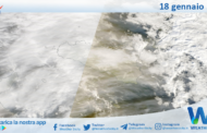 Meteo Sicilia: immagine satellitare Nasa di domenica 18 gennaio 2026