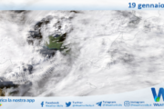 Meteo Sicilia: immagine satellitare Nasa di lunedì 19 gennaio 2026