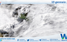 Meteo Sicilia: immagine satellitare Nasa di lunedì 19 gennaio 2026