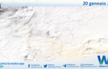 Meteo Sicilia: immagine satellitare Nasa di martedì 20 gennaio 2026