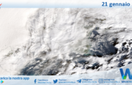 Meteo Sicilia: immagine satellitare Nasa di mercoledì 21 gennaio 2026