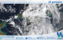 Meteo Sicilia: immagine satellitare Nasa di giovedì 22 gennaio 2026
