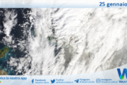 Meteo Sicilia: immagine satellitare Nasa di domenica 25 gennaio 2026