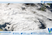 Meteo Sicilia: immagine satellitare Nasa di sabato 31 gennaio 2026